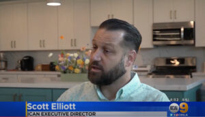 ICAN Director Scott Elliott on KCAL9 talking about Autism Month