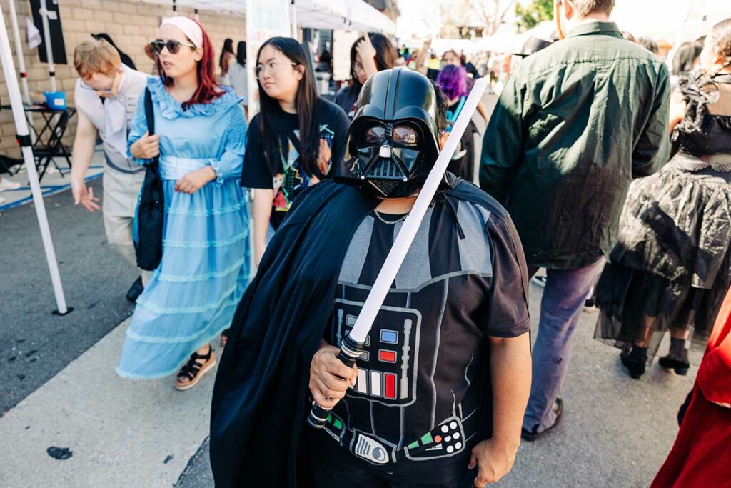 Darth Vader at the ICAN Halloween Festival